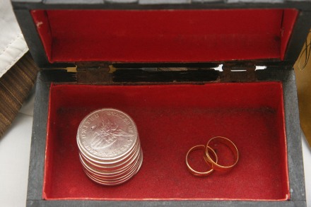 aged jewelry box